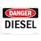 Signmission Safety Sign, OSHA Danger, 7" Height, 10" Width, Diesel, Landscape OS-DS-D-710-L-2059 - alternate 1